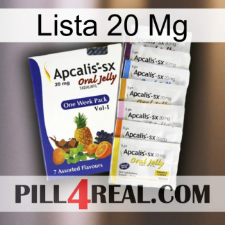 Lista 20 Mg 11